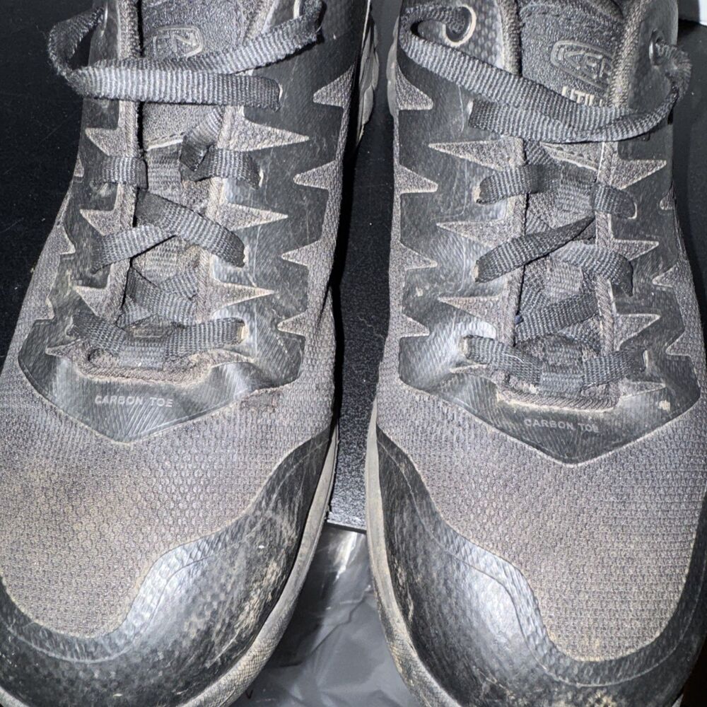 KEEN Utility Arvada Shift Mens Sz 12 2E Composite Toe Black Work Sneakers - Picture 7 of 9